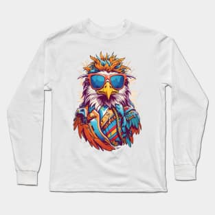 Cool Eagle in Sunglasses Long Sleeve T-Shirt